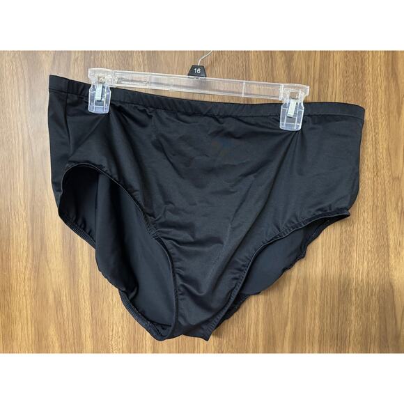 Ladies Plus Slimshaper Black Bikini Bottom - Size 20 - Picture 1 of 3